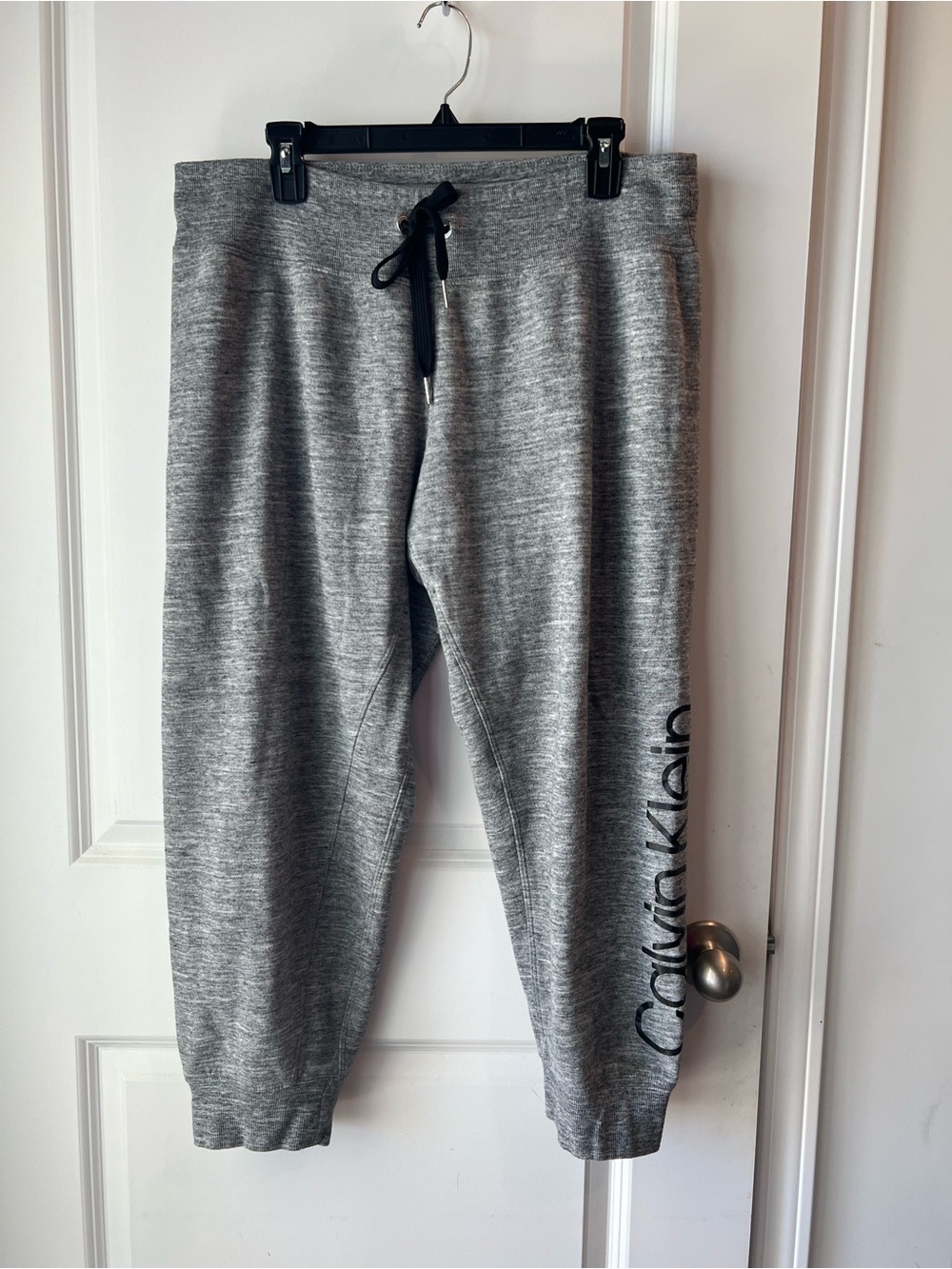 Calvin Klein Performance Gray Logo Joggers. XL